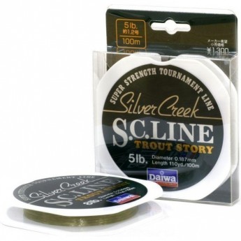 Монолеска DAIWA Silver Creek S.C. Line 12 Lb (0.288мм) - 100м
